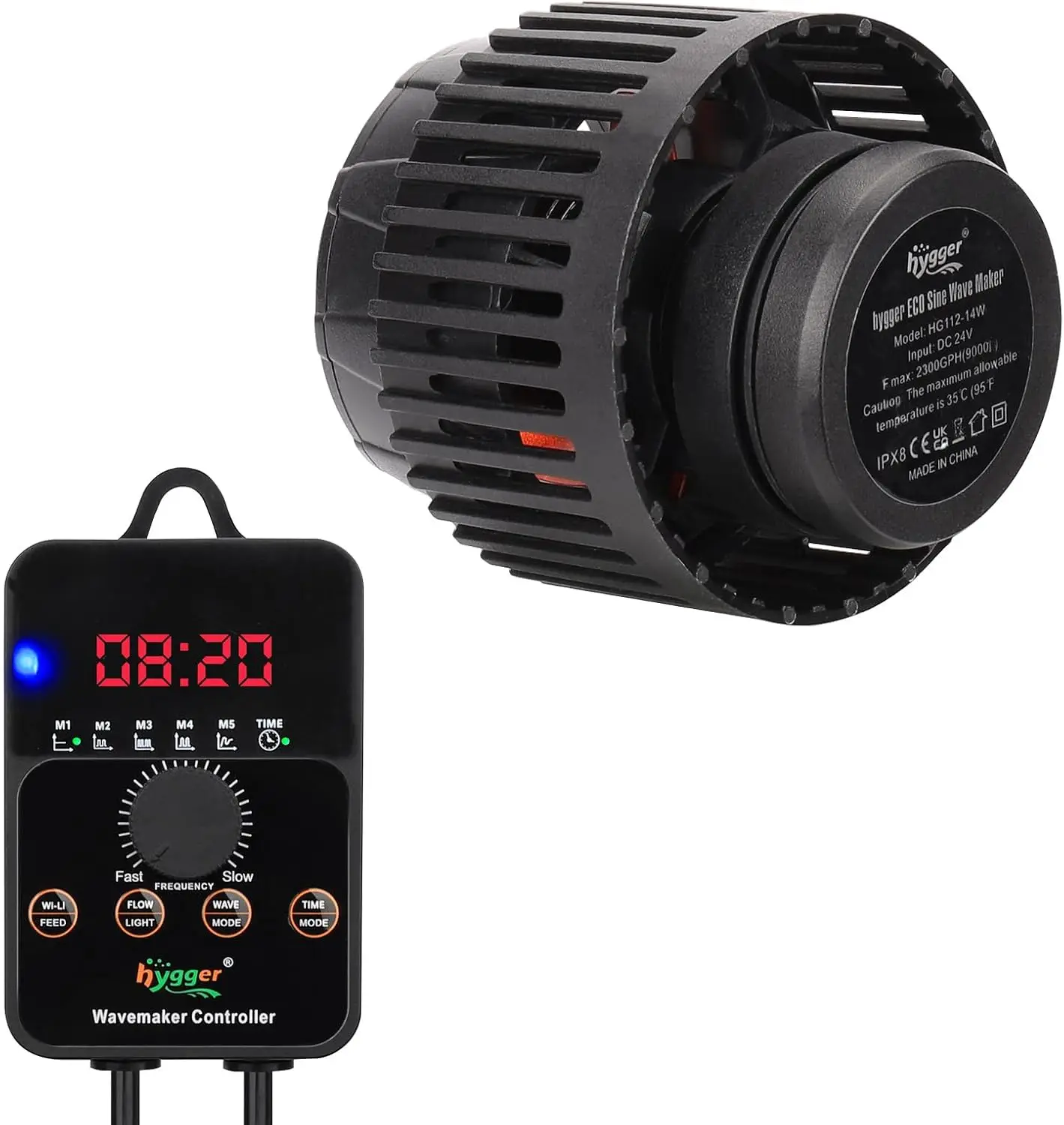 Powerhead Wave Maker - Adjustable Flow Aquarium Wave Maker 24V