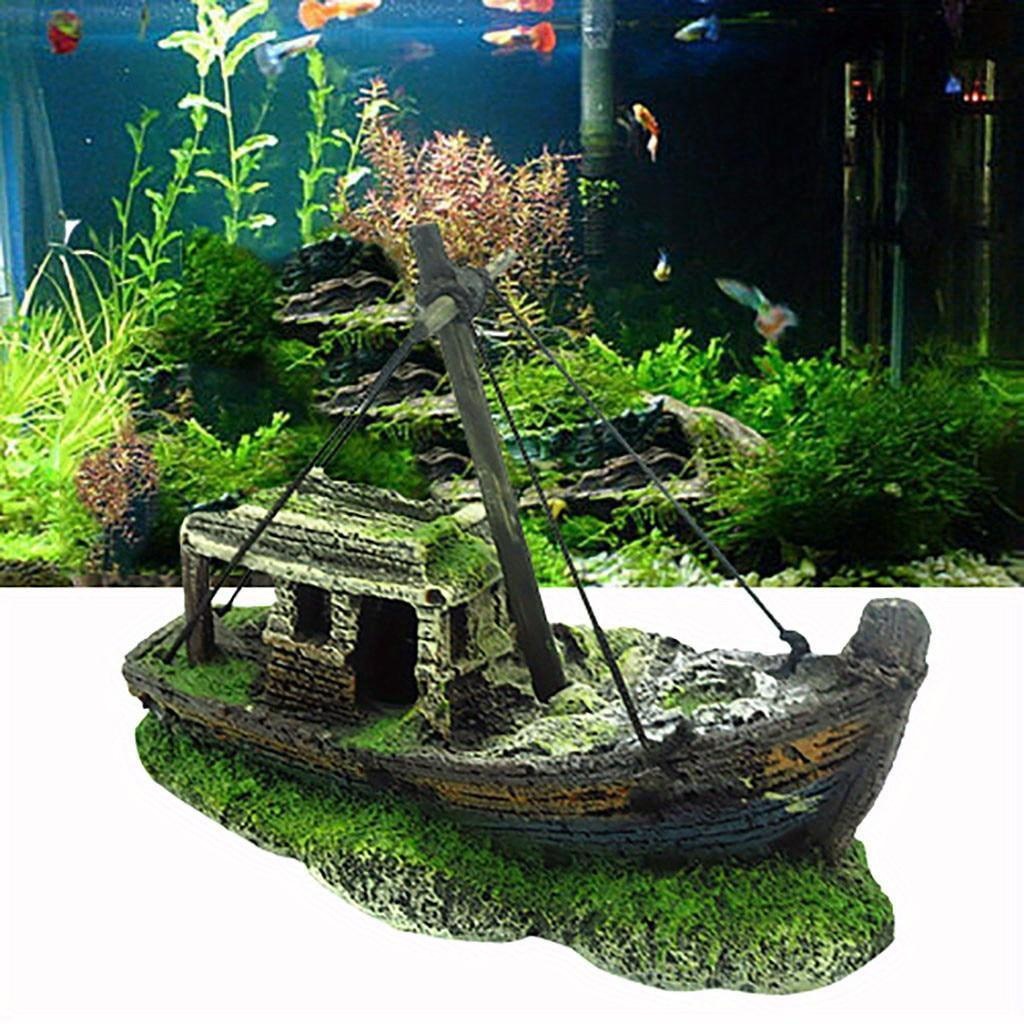 Aquarium Marineland - Aquarium Fish Tank Landscape Wreck Ship