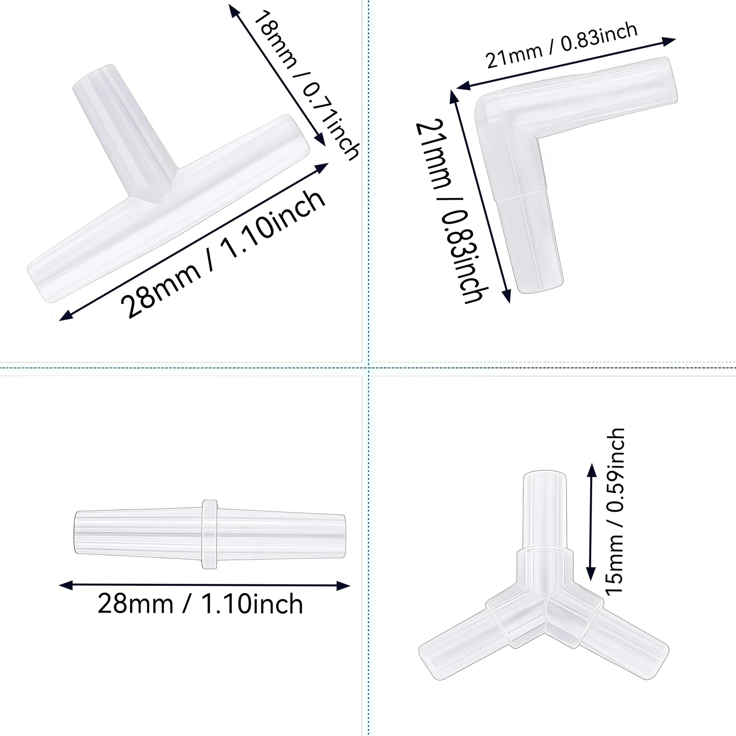 20/40Pcs Aquarium Air Pump Con - Marine Aquarium Kit 评论和价格