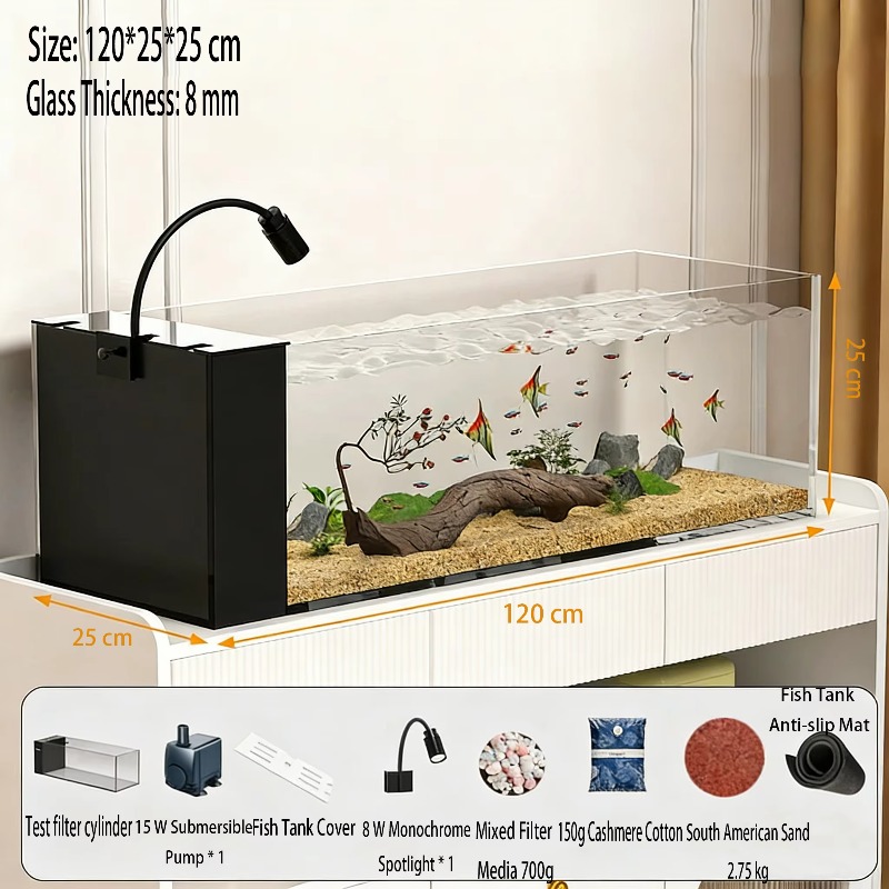 Fish Tank with Integrated Filt - Marine Aquarium All In One 评论和价格