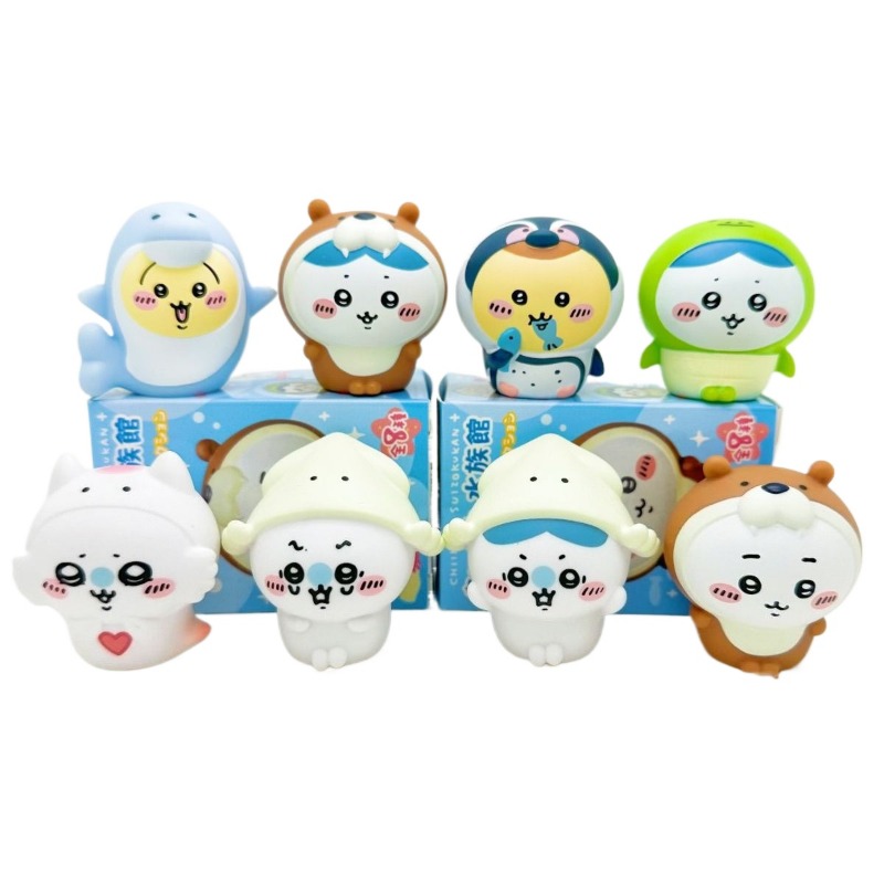 8pcs/Box Kawaii Chiikawa Aquar - Marine Aquarium Kit 评论和价格