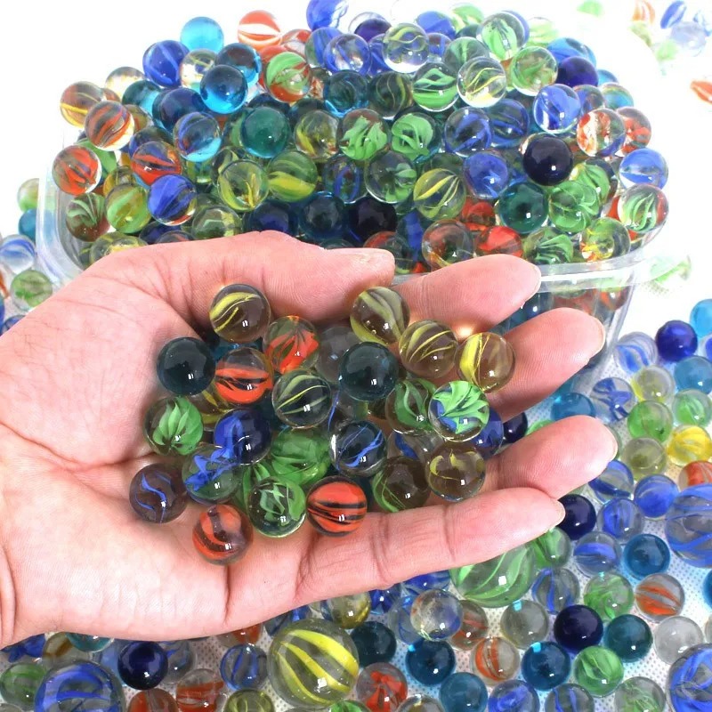 50Pcs 14mm Colorful Glass Marb - Aquarium Marine Fish 评论和价格