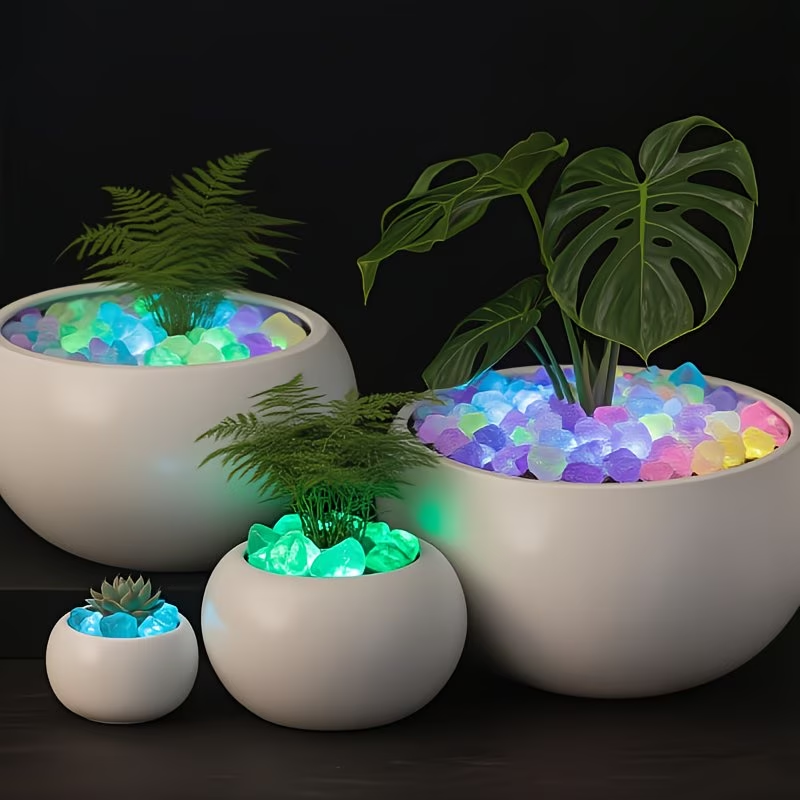 300PCS Luminous Pebble Set,0.9 - Marine Aquarium Kit 评论和价格