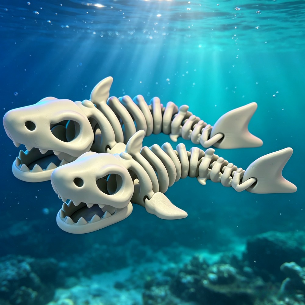 Shark Skeleton Aquarium Decor  - Marine Aquarium All In One 评论和价格