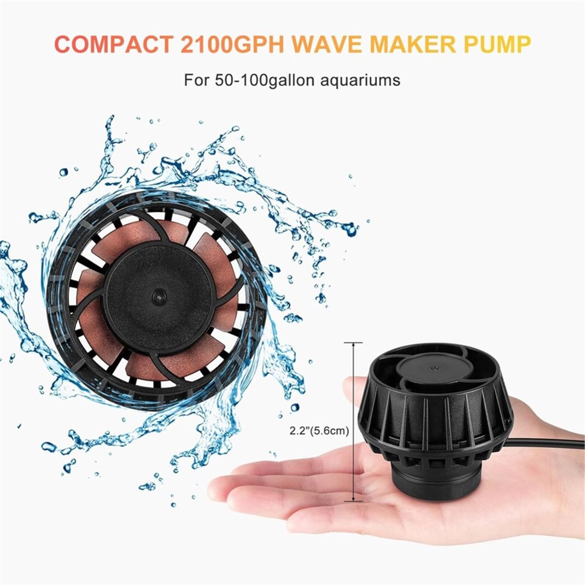 A983K 2100GPH Aquarium Wave Ma - Powerhead Wave Maker 评论和价格
