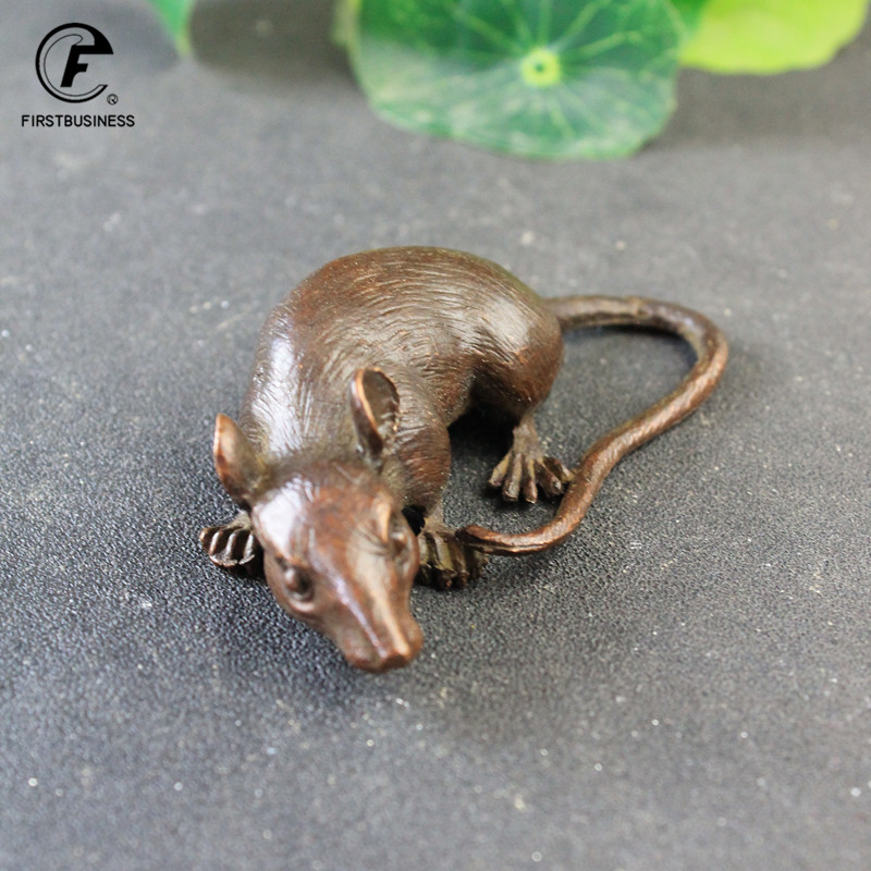 Heavy Brass BIG Rat Mouse Figu - Marine Aquarium All In One 评论和价格