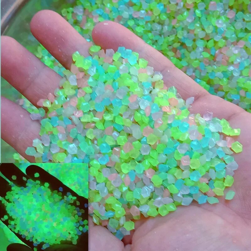 1000pcs 3-5mm Luminous Sand Gl - Aquarium Marine Fish 评论和价格