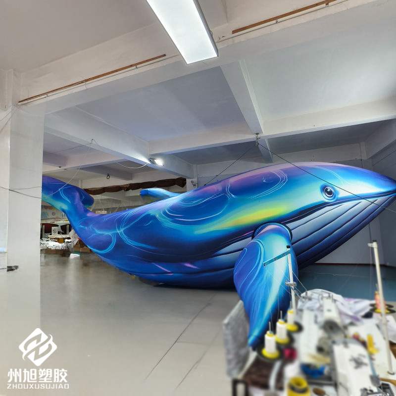 Inflatable blue whale, used as - Aquarium Marine Blue 评论和价格