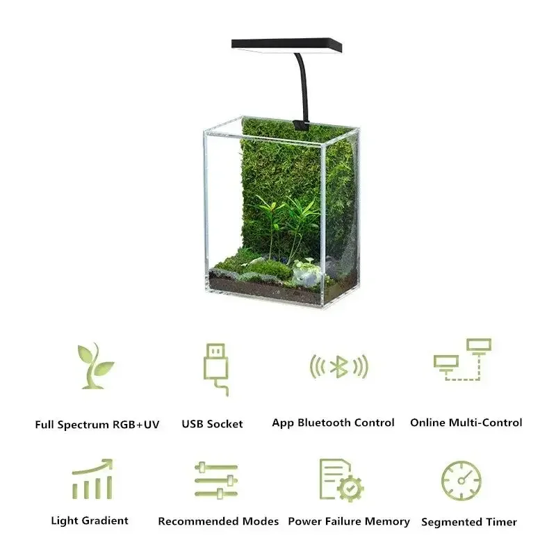 WEEK AQUA Mag Pro USB Nano Aqu - Aquarium Marine Light 评论和价格