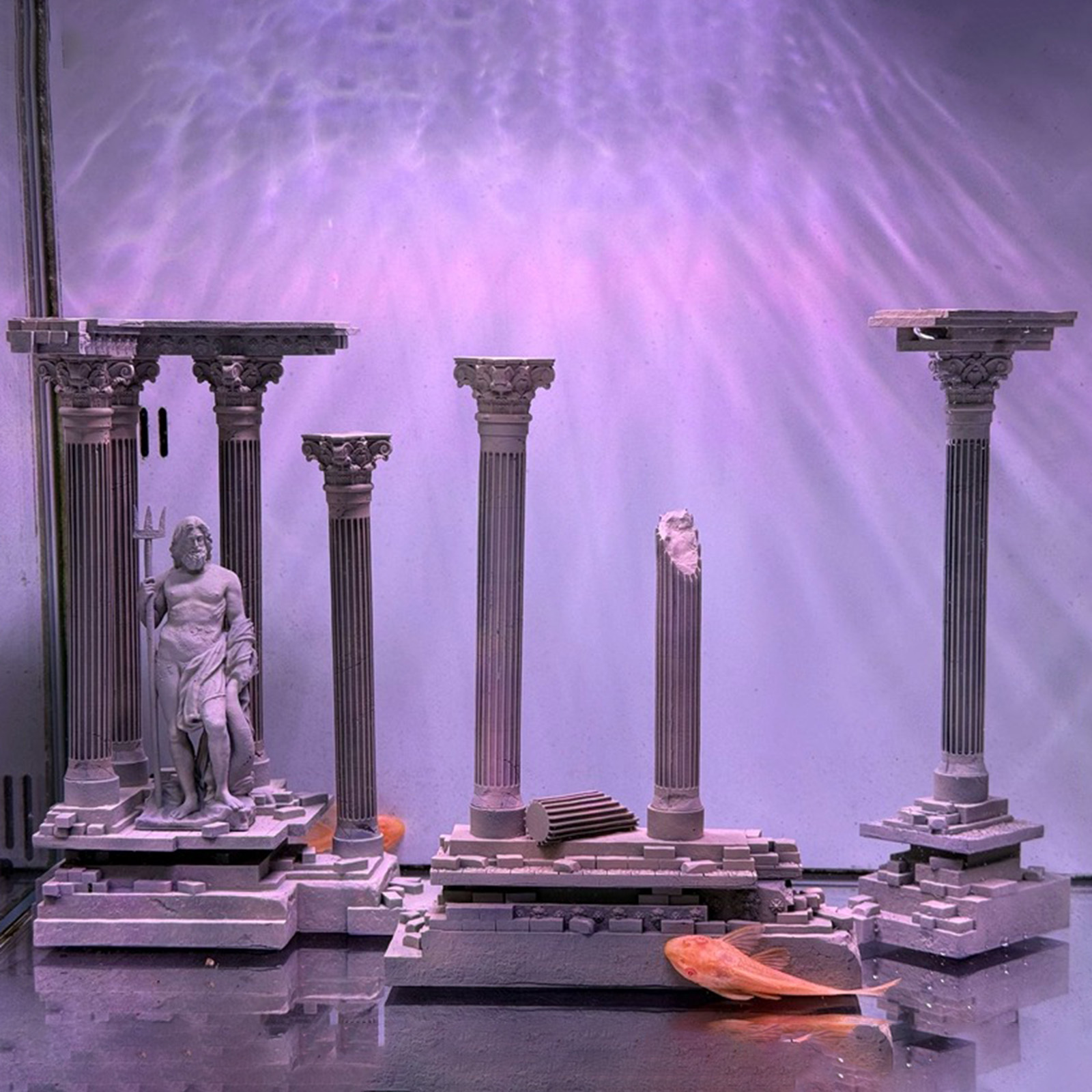 Roman Column Decoration Resin  - Marine Aquarium All In One 评论和价格