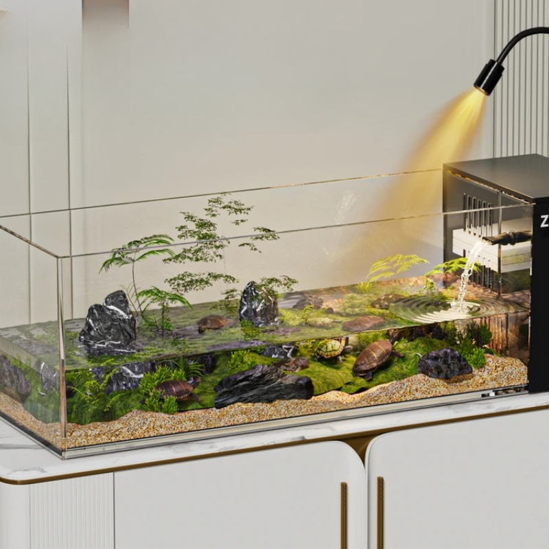 ‌Turtle Aquarium Tank - Fish & - Marine Aquarium All In One 评论和价格