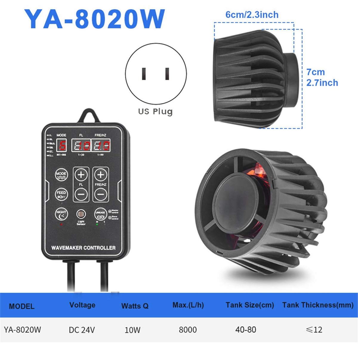 NEW Fish Magnetic Aquarium Wav - Powerhead Wave Maker 评论和价格
