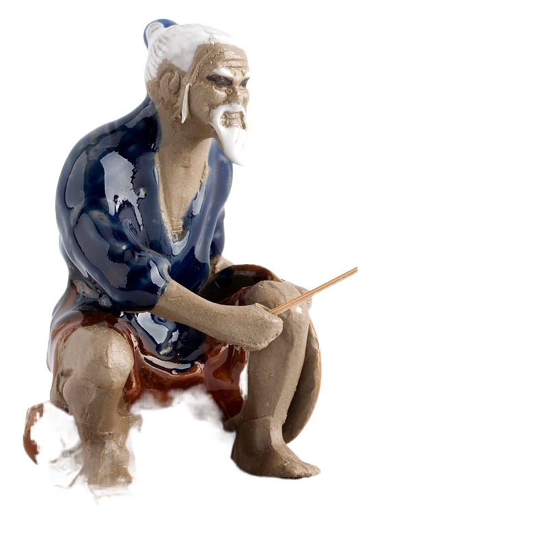 Ceramics Fisherman Boat Figuri - Aquarium Marineland 评论和价格