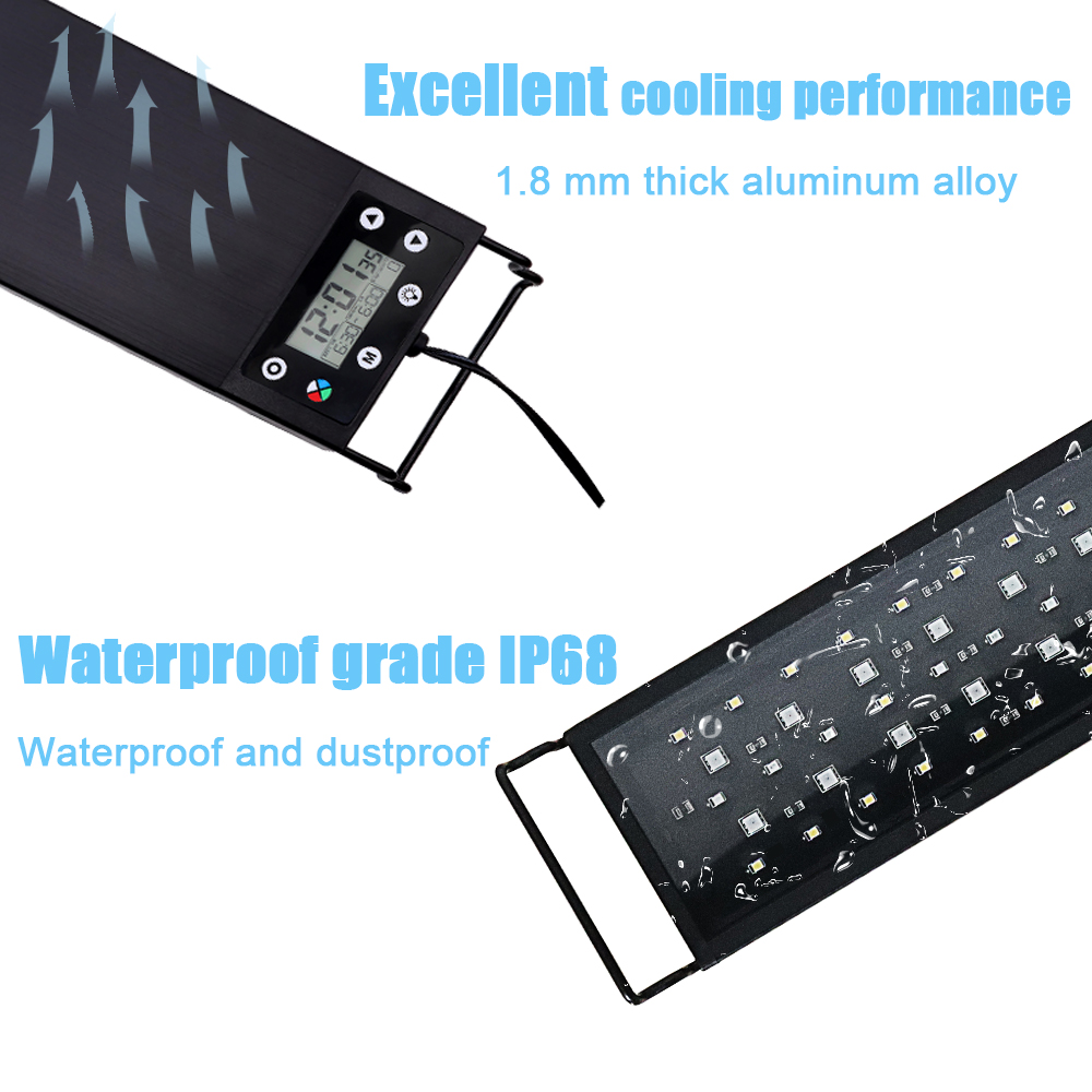 30-60cm Fish Tank 24/7 Full Sp - Aquarium Marine Light 评论和价格