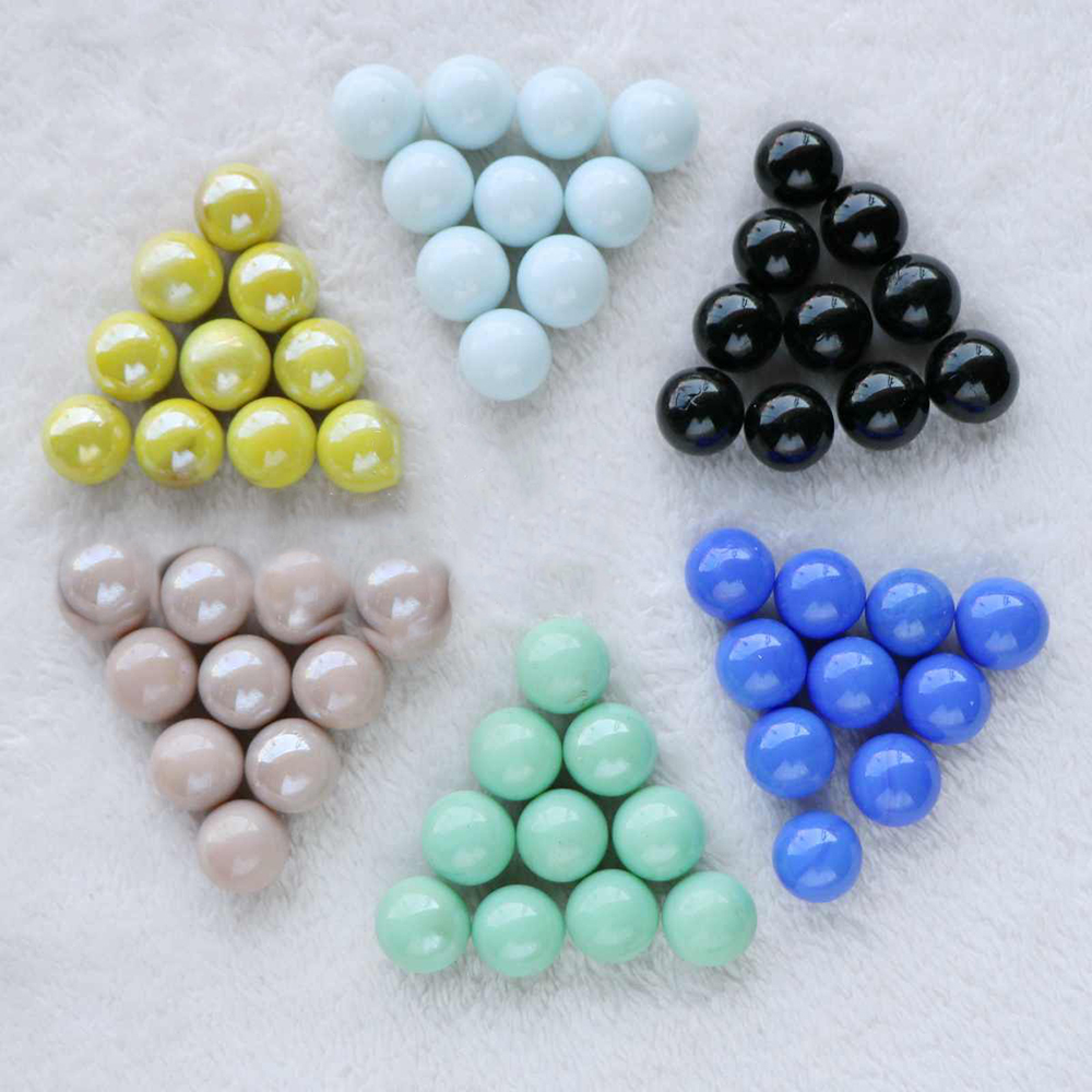 66Pcs Dia16mm Solid Color Glas - Aquarium Marine Fish 评论和价格
